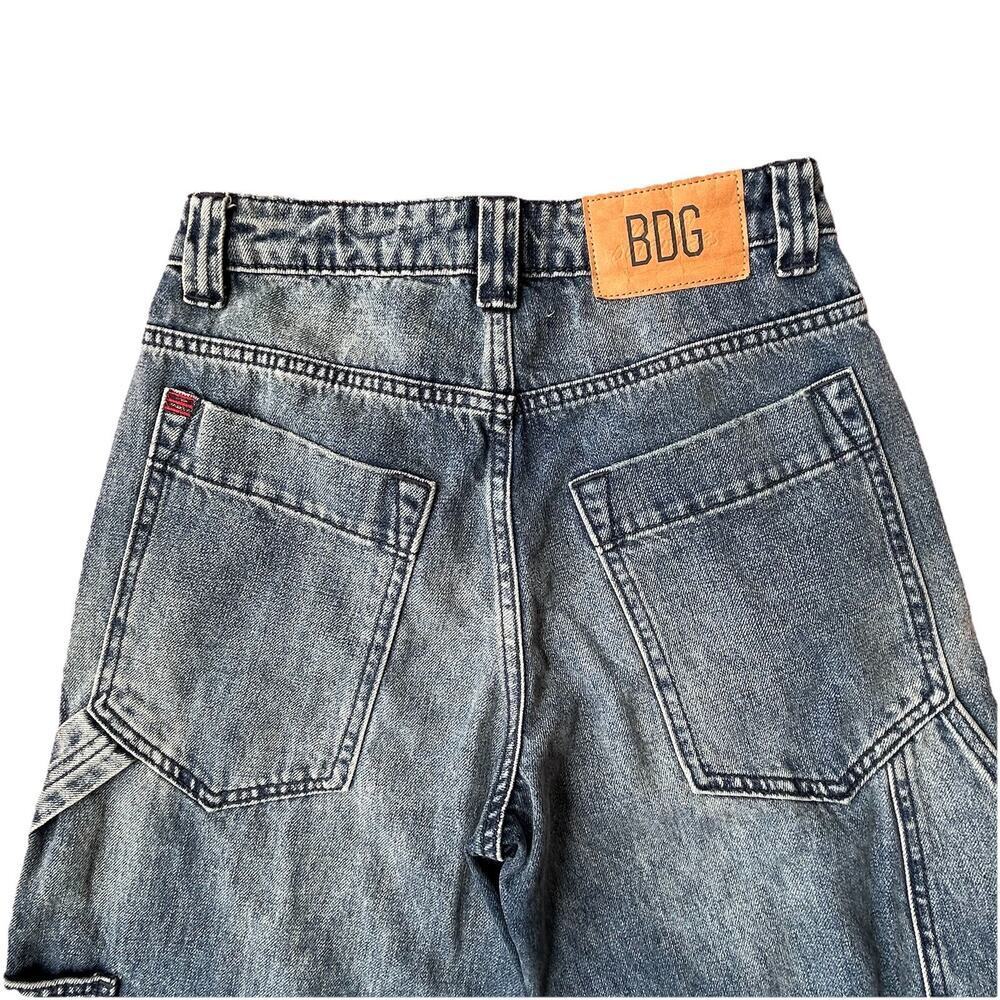 BDG Bella Baggy Carpenter Jeans Size 24 Double Knee Utility Y2K Skater Grunge - Picture 12 of 13